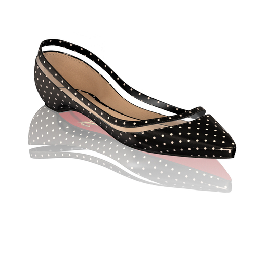 NX-Nardcotix Demi Flat Black Polka Dots