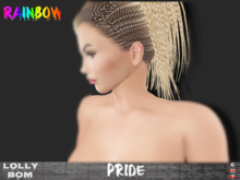 LOLLY's BOM things... [tattoo] RAINBOW pride (face) *unisex*