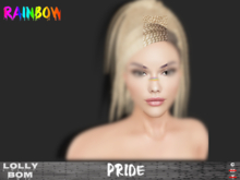 LOLLY's BOM things... [tattoo] RAINBOW pride (face) *unisex*