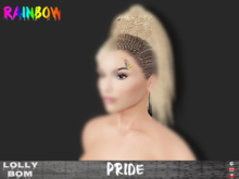 LOLLY's BOM things... [tattoo] RAINBOW pride (face) *unisex*
