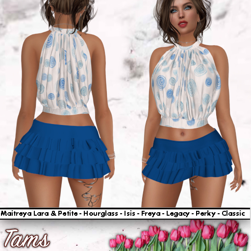 Balloon Top and Ruffled Skirt - Rae