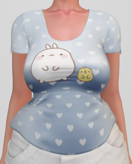 ~Bun in the Oven~ Dorbs Bunny & Chick Tee[ADD OR REZ]