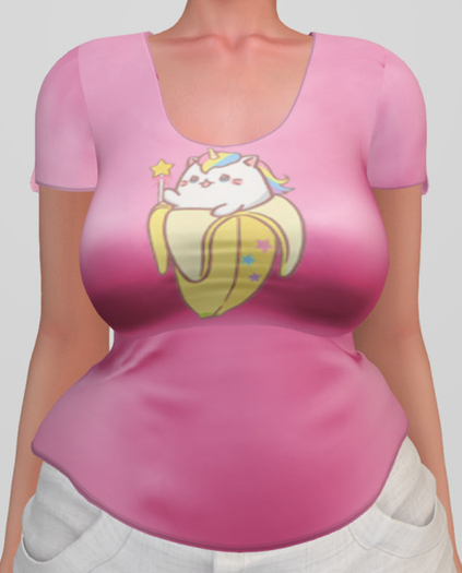 ~Bun in the Oven~ Baby Unicorn Banana Tee[ADD OR REZ]