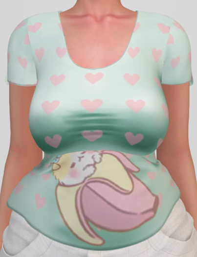 ~Bun in the Oven~ Baby Kitty Banana Tee[ADD OR REZ]