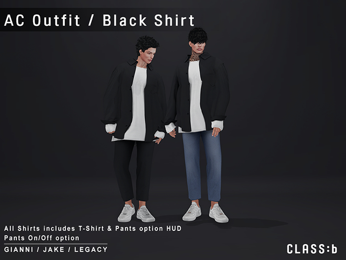 CLASS:b / AC Outfit / Black