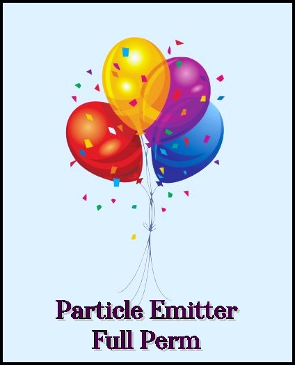 D-Sin Bunch of Balloons Particle Emitter