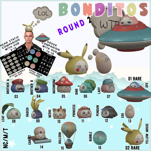 BONDI - Bonditos R2 - Head - Princess 11