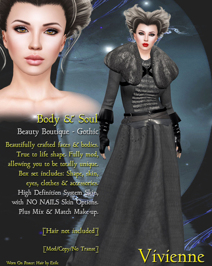 Body & Soul - Complete Avatar - NEW Fantasy - Vivienne 