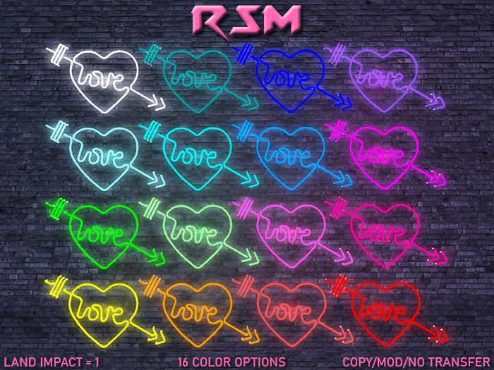 Neon Love Arrow