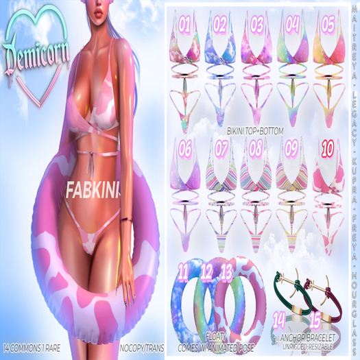 {Demicorn} Fabkini - 10 RARE MAITREYA