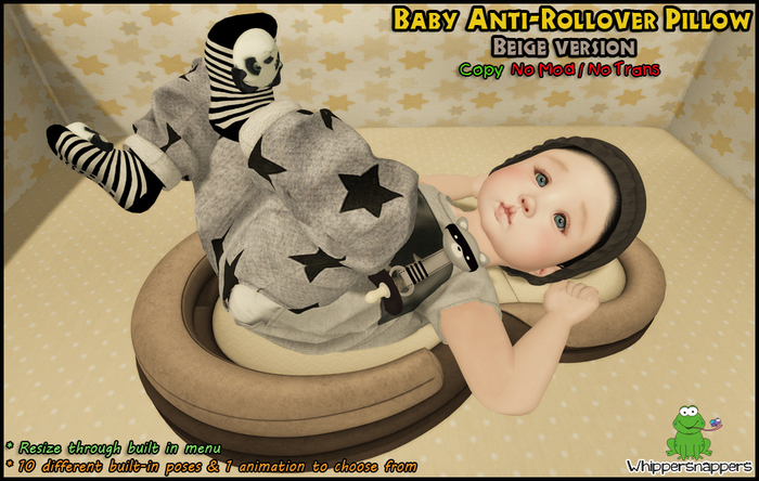 ! Whippersnappers ! - Baby Positioning Pillow Beige 