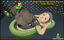 ! Whippersnappers ! - Baby Positioning Pillow Green