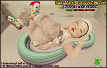 ! Whippersnappers ! - Baby Positioning Pillow Teal/Purp 