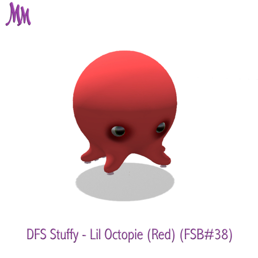 DFS Stuffy - Lil Octopie (Red) (FSB#38)