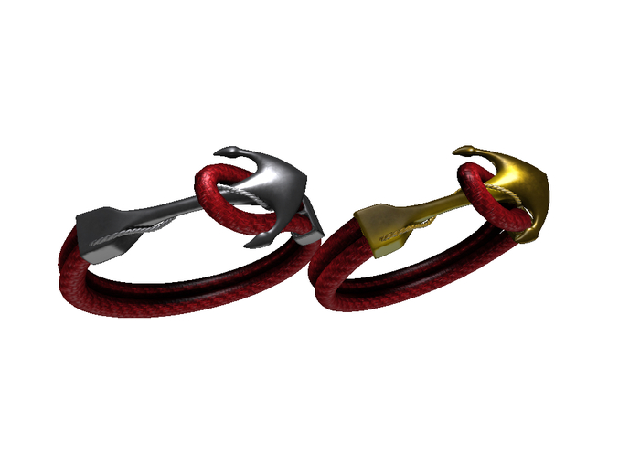 Anchor bracelet(red)