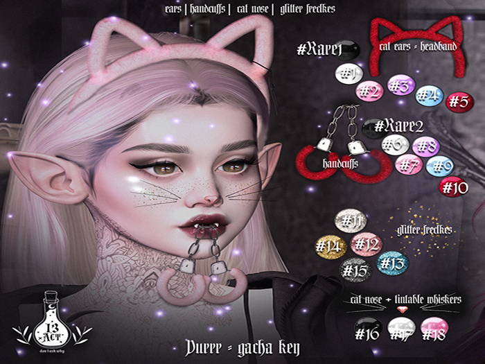 !13ACT - Purrr gacha set #5