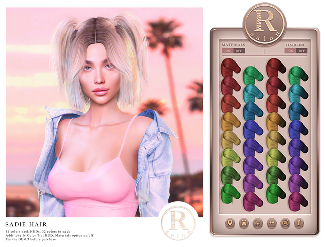 RAMA.SALON - Sadie Hair 'Colores'