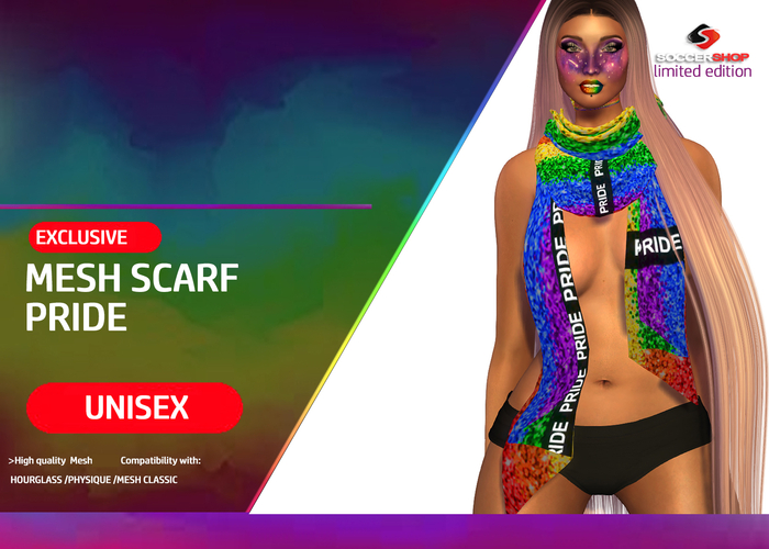Soccer Shop - PRIDE  Scarf  UNISEX