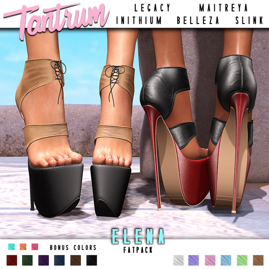 Tantrum - Elena Heels - Fatpack 