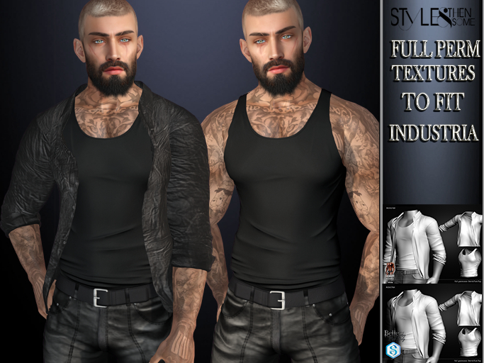 STYLES-INDUSTRIA Shirt&TankTop -Texture FULL PERM -v2.1