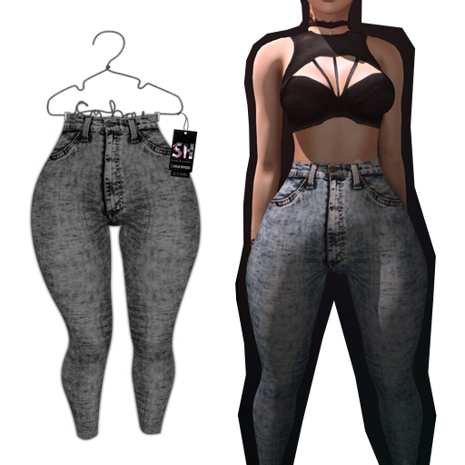. So-Hai . Acid Jeans Gray