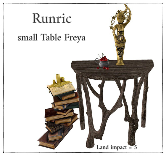 Runric small Table Freya Box