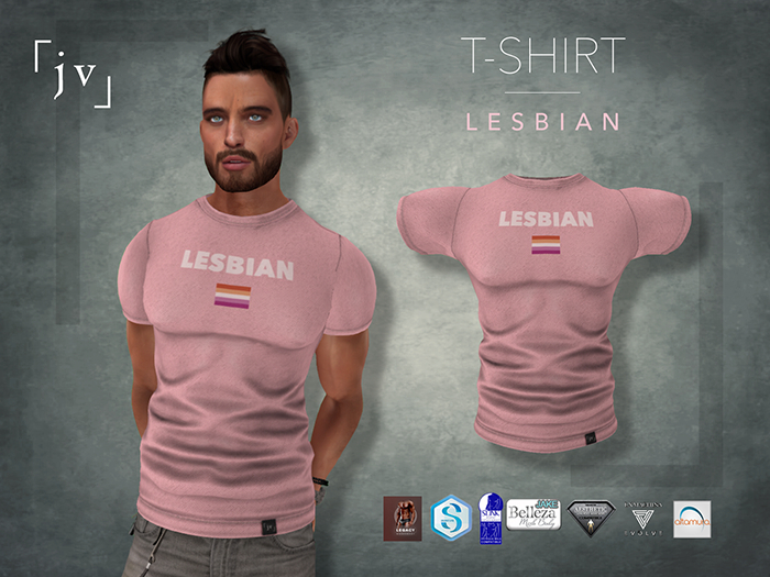 「 j v 」T-SHIRT [LESBIAN]