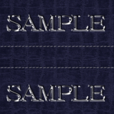 Zoy Texture [ Cable knit stripe Leather with stitching 01 ] Seamless - Navy
