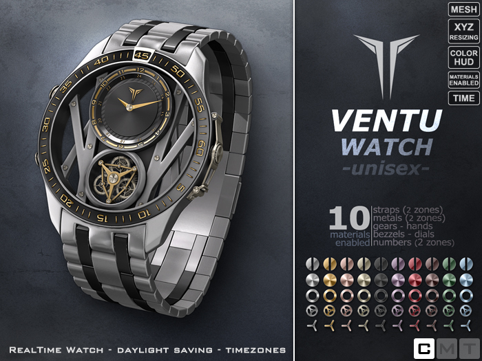 **RE** Ventu Watch - Unisex * MESH * (*Elegance Collection*)