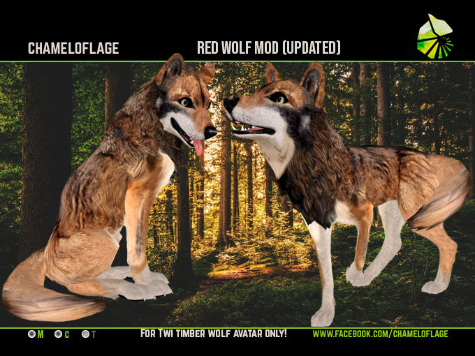 Second Life Marketplace - *CMFL* TWI WOLF - Red forest wolf (UPDATED)