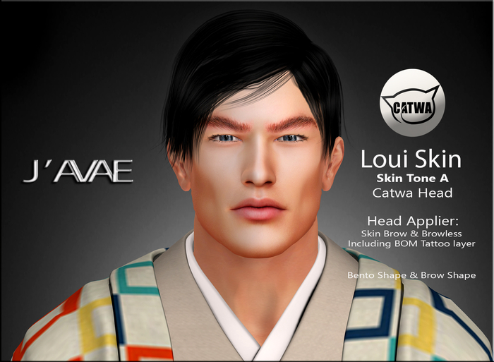 [J'AVAE] LOUI SKIN TONE A - CATWA