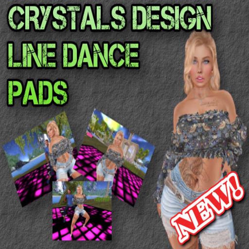 CrystalS Design Line dance 8 Pads