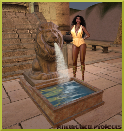 Lion Fountain AF Scripted