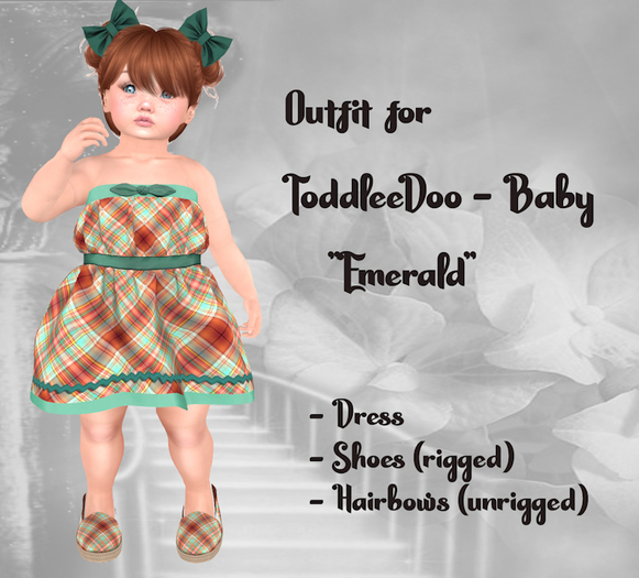 TODDLEEDOO Little Miss Fashion *Emerald*
