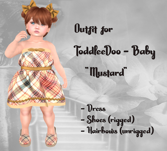 TODDLEEDOO Little Miss Fashion *Mustard*