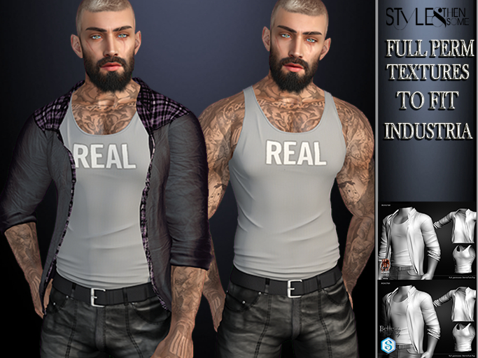 STYLES-INDUSTRIA Shirt&TankTop -Texture FULL PERM - V6.6