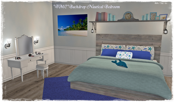 ~TMC~Backdrop Nautical Bedroom