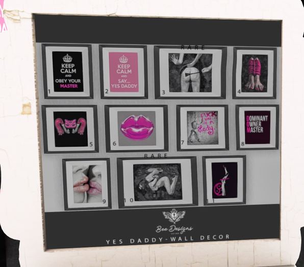 Bee Designs Yes Daddy -wall decor 11