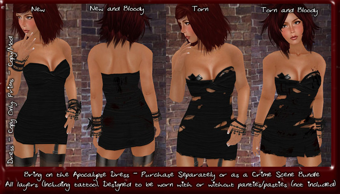 ++ Randomocity ++ Apocalypse Dress - Black - New