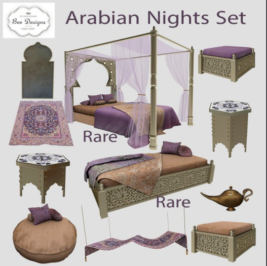 Bee Designs Arabian Nights Set Gacha Rug