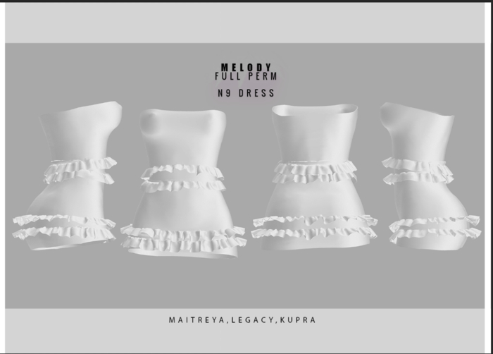 MELODY FULL PERM N9 DRESS  BOX DEMO