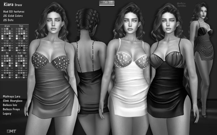 R.F. - KIARA DRESS - with Hud - DEMO DEMO
