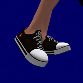 Gwynie Goods - Black Fireball Sneakers