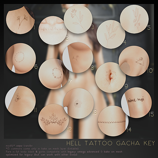 NOAM // hell tattoo (body edition) full (RARE) [REZ]