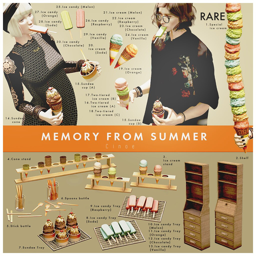 25.[Cinoe] Memory from summer - Ice candy (Melon)