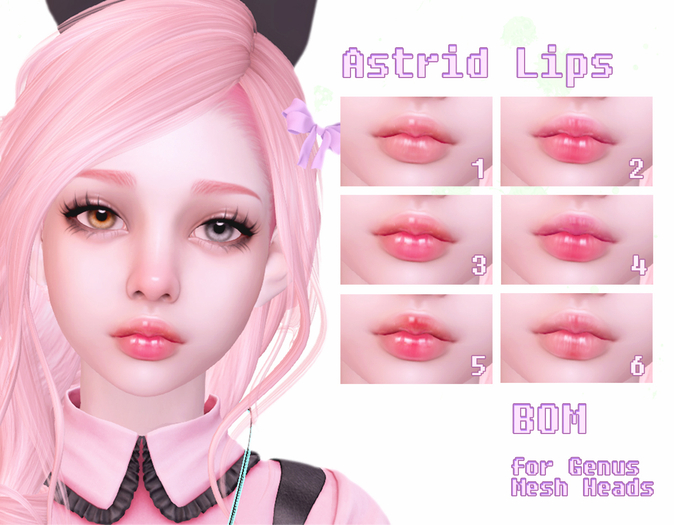 Astrid Lipstick for Genus Mesh Head (BOM)