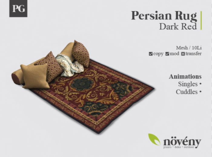 Noveny - Persian Rug - Dark Red (PG)