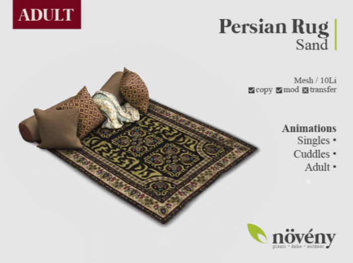 Noveny - Persian Rug - Sand (Adult)
