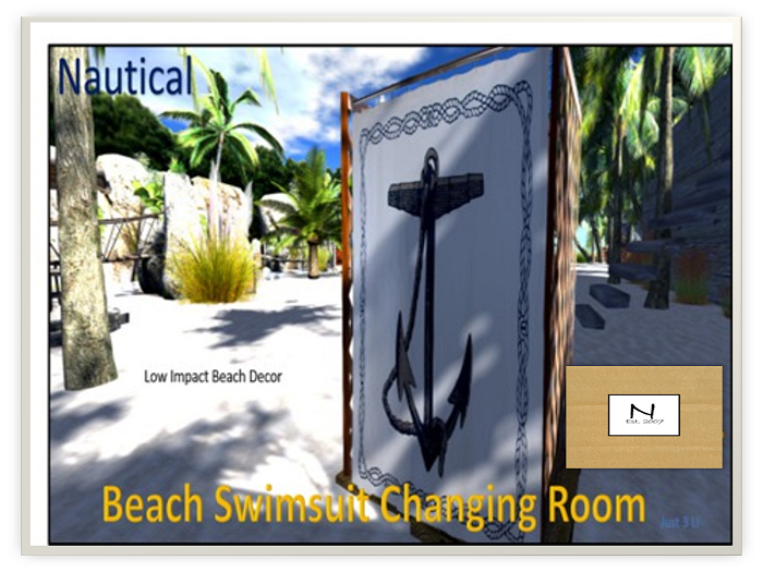 Swimsuit Changing Room - Nautical