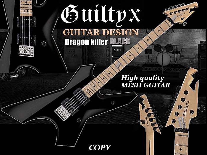 Dragon killer Guitar (Black) SALE!!
